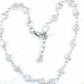 Anklet with tiny silver hearts, all hypoallergenic stainless steel