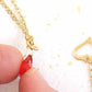 Collier 15 po à pendentif coeur de cristal 10mm facetté Siam (rouge profond), chaîne acier inoxydable doré