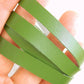 Bracelet double (wrap) 20mm en cuir de cactus offert en 3 couleurs (vert pomme, brun caramel, noir), fermoir magnétique acier inoxydable
