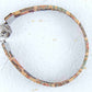 Bracelet simple 10mm en liège offert en 2 motifs (tuiles colorées sur fond beige, marbré gris-beige), fermoir magnétique acier inoxydable